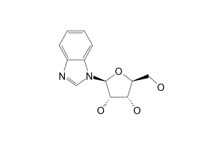 1'-DEOXY-1'-(BENZIMIDAZOL-1-YL)-BETA-D-RIBOFURANOSE