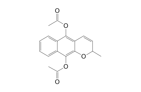 2H-Naphtho[2,3-b]pyran-5,10-diol, 2-methyl-, diacetate