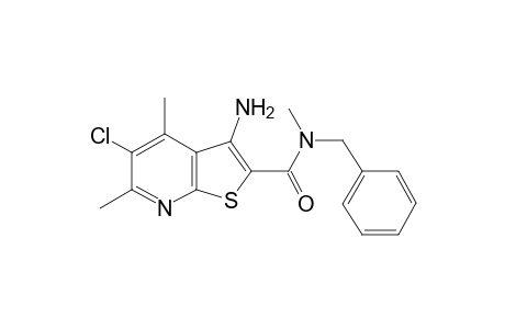 Thieno[2,3-b]pyridine-2-carboxamide, 3-amino-5-chloro-N,4,6-trimethyl-N-(phenylmethyl)-