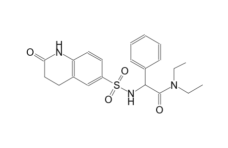 benzeneacetamide, N,N-diethyl-alpha-[[(1,2,3,4-tetrahydro-2-oxo-6-quinolinyl)sulfonyl]amino]-
