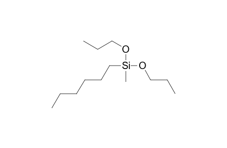 Silane, hexylmethyldipropoxy-