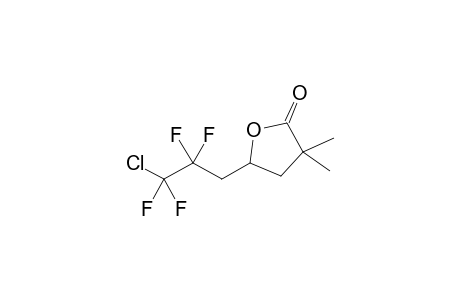 2,2-Dimethyl-4-(2,2,3,3-tetrafluoro-3-chloropropyl).gamma.-butyrolactone