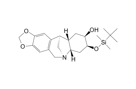 (3R,4S,6S,7R,9S,10R) 6-(tert-butyldimethylsiloxy)-13,14-(methylenedioxy)-3,10-methano-3-azatricyclo[9.4.0.0(4,9)]pentatetraene-7-ol