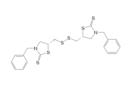 2-Thiazolidinethione, 5,5'-[dithiobis(methylene)]bis[3-(phenylmethyl)-, (R*,R*)-