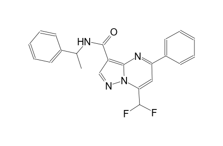 7-(difluoromethyl)-5-phenyl-N-(1-phenylethyl)pyrazolo[1,5-a]pyrimidine-3-carboxamide