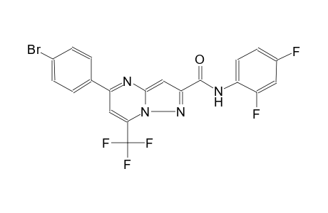 5-(4-bromophenyl)-N-(2,4-difluorophenyl)-7-(trifluoromethyl)pyrazolo[1,5-a]pyrimidine-2-carboxamide
