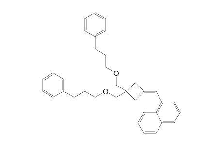 3,3-Bis(3-phenylpropoxymethyl)-1-(1-naphthylmethylidene)cyclobutane