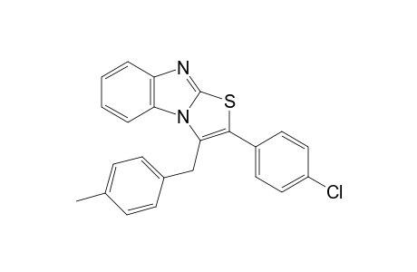 2-(4-Chlorophenyl)-3-(4-methylbenzyl)benzo[4,5]imidazo[2,1-b]thiazole