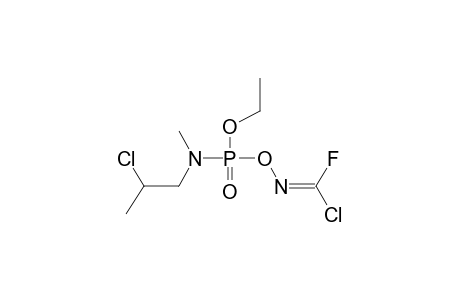 O-CHLOROFLUOROFORMIMINO-N-(BETA-CHLOROPROPYL)-N-METHYLAMIDOETHYLPHOSPHATE