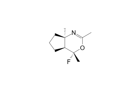 CIS-5-FLUORO-1,3,5-TRIMETHYL-2-AZA-4-OXA-CIS-BICYCLO-[4.3.0]-NON-2-ENE