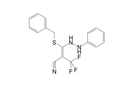 (2E)-3-(Benzylsulfanyl)-3-(2-phenylhydrazino)-2-(trifluoromethyl)-2-propenenitrile