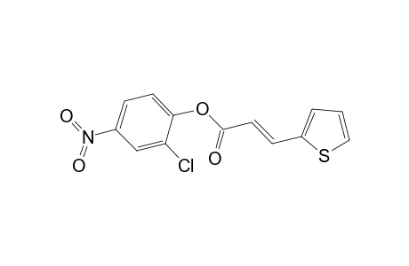 2-Chloro-4-nitrophenyl (2E)-3-(2-thienyl)-2-propenoate