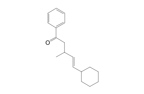 (E)-5-Cyclohexyl-3-methyl-1-phenylpent-4-en-1-one