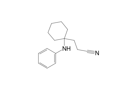 1-Anilino-1-(2-cyanoethyl)cyclohexane