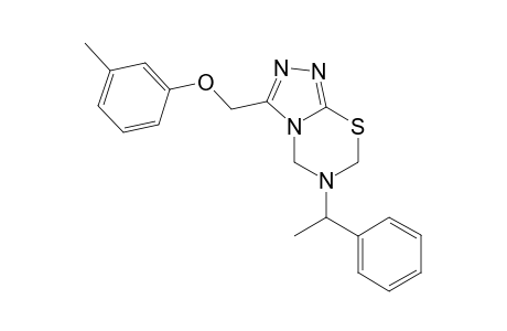 3-.alpha.-(Phenylethyl)-2,4-dihydro-6-[(3'-methylphenyl)oxymethyl]-(1,2,4)-triazolo[3,4-b]-(1,3,5)-thiadiazine