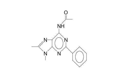 N-Acetyl-2-phenyl-8,9-dimethyl-9H-purin-6-amine