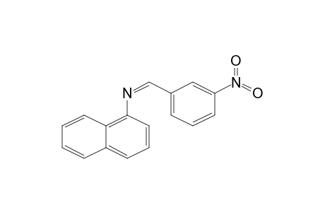 N-[(Z)-(3-Nitrophenyl)methylidene]-1-naphthalenamine