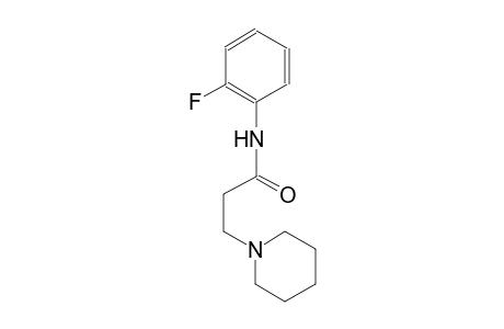 1-piperidinepropanamide, N-(2-fluorophenyl)-