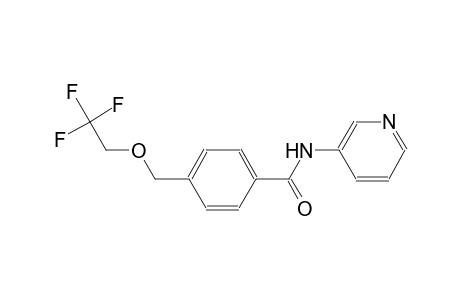 N-(3-pyridinyl)-4-[(2,2,2-trifluoroethoxy)methyl]benzamide
