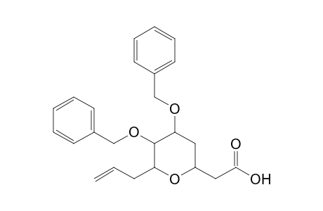 [6-Allyl-4,5-bis(benzyloxy)tetrahydropyran-2'-yl]-acetic acid