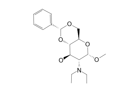METHYL-4,6-O-BENZYLIDENE-2-DEOXY-2-N,N-DIETHYLAMINO-ALPHA-D-GLUCOPYRANOSIDE
