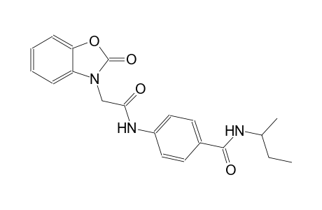 3-benzoxazoleacetamide, 2,3-dihydro-N-[4-[[(1-methylpropyl)amino]carbonyl]phenyl]-2-oxo-