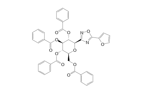 5-(2-FURYL)-3-C-(2,3,4,6-TETRA-O-BENZOYL-BETA-D-GLUCOPYRANOSYL)-1,2,4-OXADIAZOLE