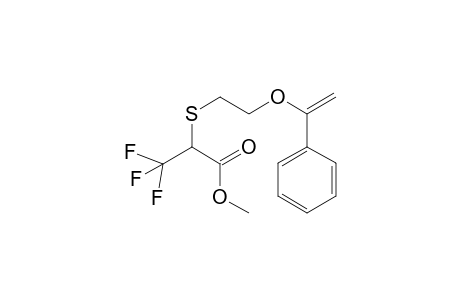 3,3,3-Trifluoro-2-[2-(1-phenylvinyloxy)ethyl]sulfanyl]propionic acid methyl ester