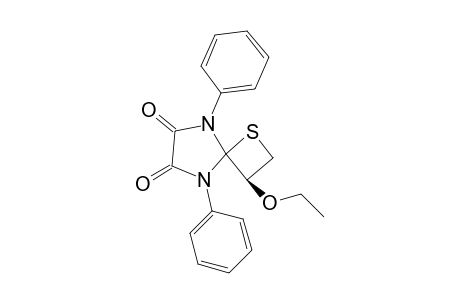 (R)-3'-ethoxy-1,3-diphenylspiro[4,5-imidazolidindion-2,2'-thietane]