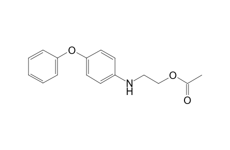 2-(4-phenoxyanilino)ethyl acetate
