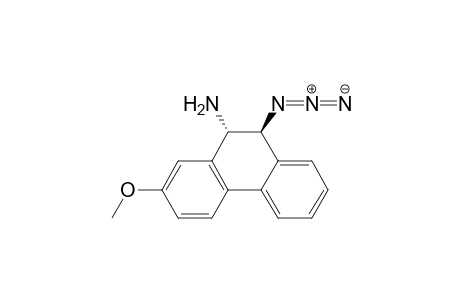 trans-10-azido-9,10-dihydro-7-methoxy-9-phenanthrenamine