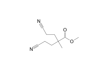 4-cyano-2-(2-cyanoethyl)-2-methyl-butyric acid methyl ester