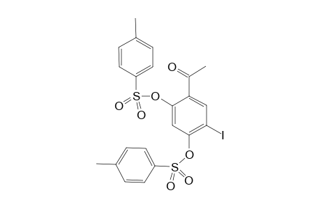 2,4-Bis(tosyloxy)-5-iodoacetophenone