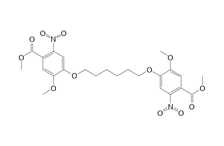 1',6'-Bis[2-methoxy-4-(methoxycarbonyl)-5-nitrophenoxy]hexane
