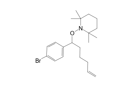 1-[1-(4-bromophenyl)hex-5-enoxy]-2,2,6,6-tetramethyl-piperidine
