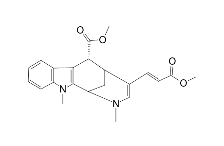 METHYL-(1RS,5SR,6RS)-6-(METHOXYCARBONYL)-2,11-DIMETHYL-1,2,5,6-TETRAHYDRO-1,5-METHANOAZOCINO-[3,4-B]-INDOLE-4-(E)-ACRYLATE