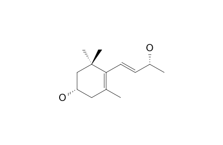 (1S)-4-[(E,3R)-3-hydroxybut-1-enyl]-3,5,5-trimethylcyclohex-3-en-1-ol