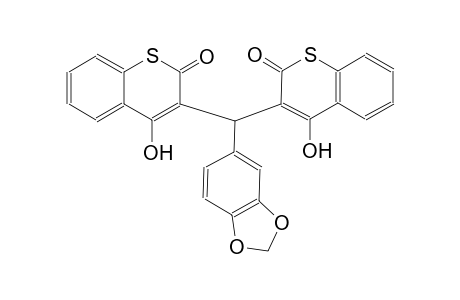 3-[(2H-1,3-benzodioxol-5-yl)(4-methyl-2-oxo-2H-thiochromen-3-yl)methyl]-4-methyl-2H-thiochromen-2-one