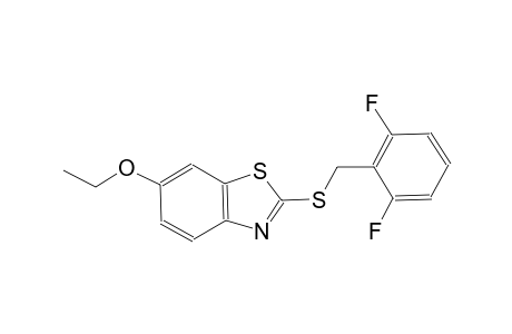 2-[(2,6-difluorobenzyl)sulfanyl]-6-ethoxy-1,3-benzothiazole
