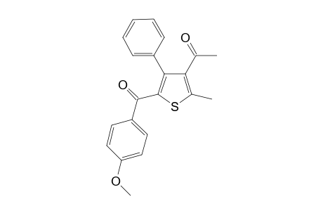 3-Acetyl-5-(4-methoxybenzoyl)-2-methyl-4-phenylthiophene