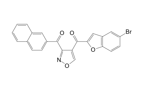 [4-(5-bromobenzofuran-2-carbonyl)isoxazol-3-yl]-(2-naphthyl)methanone