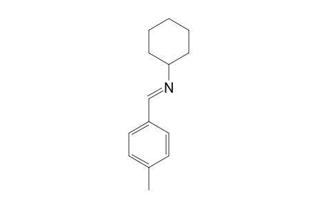 N-(4-METHYLPHENYLMETHYLIDENE)-CYCLOHEXANAMINE
