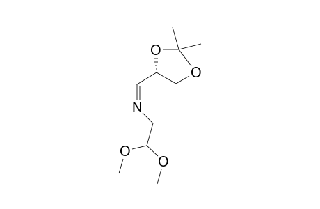 2,2-Dimethyl-5-[(2,2-dimethoxyethyl)iminomethyl]-1,3-dioxolane