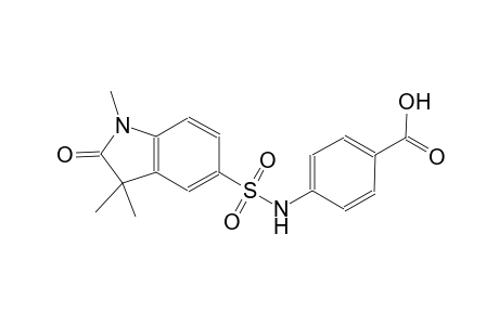 benzoic acid, 4-[[(2,3-dihydro-1,3,3-trimethyl-2-oxo-1H-indol-5-yl)sulfonyl]amino]-