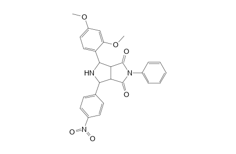 4-(2',4'-Dimethoxyphenyl)-2-(4'-nitrophenyl)-7-phenyl-6,8-dioxo-3,7-diazabicyclo[3.3.0]octane isomer