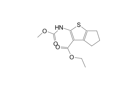 ethyl 2-[(methoxycarbonyl)amino]-5,6-dihydro-4H-cyclopenta[b]thiophene-3-carboxylate