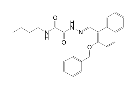acetic acid, (butylamino)oxo-, 2-[(E)-[2-(phenylmethoxy)-1-naphthalenyl]methylidene]hydrazide