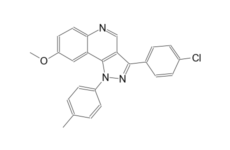 1H-pyrazolo[4,3-c]quinoline, 3-(4-chlorophenyl)-8-methoxy-1-(4-methylphenyl)-