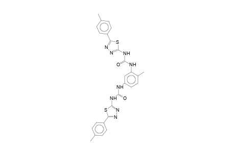 1-[2-methyl-5-[[5-(4-methylphenyl)-1,3,4-thiadiazol-2-yl]carbamoylamino]phenyl]-3-[5-(4-methylphenyl)-1,3,4-thiadiazol-2-yl]urea