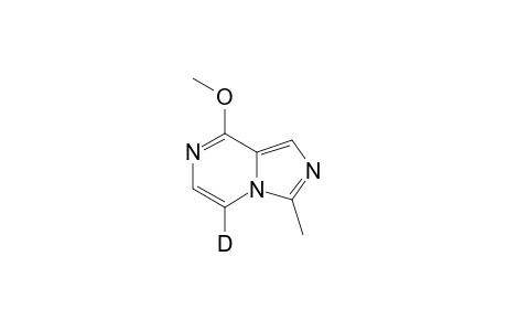 5-Deutero-8-methoxy-3-methylimidazo[1,5-a]pyrazine